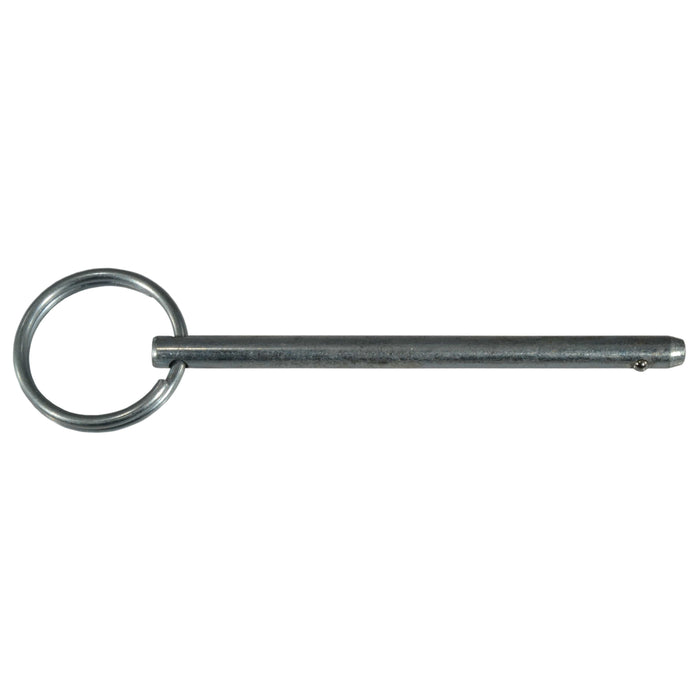 3/16" x 2-1/2" Zinc Plated Steel Cotterless Hitch Pins