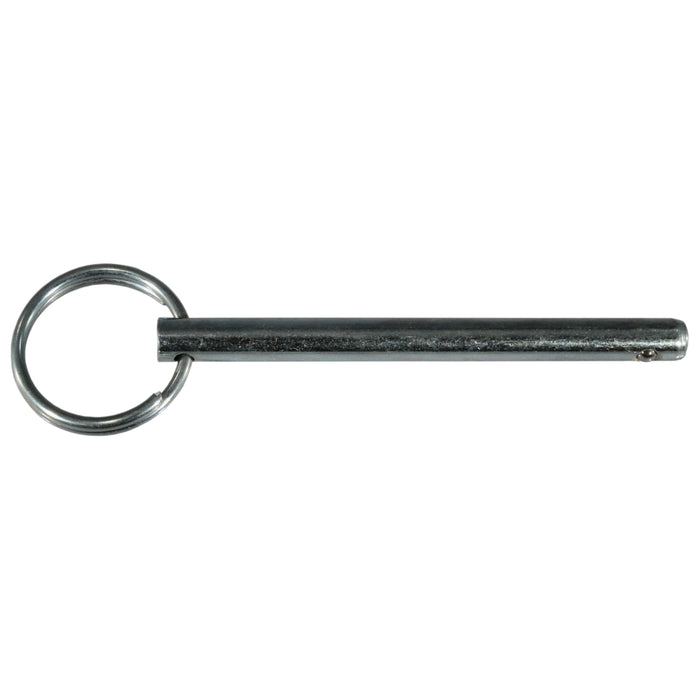 1/4" x 2-1/2" Zinc Plated Steel Cotterless Hitch Pins