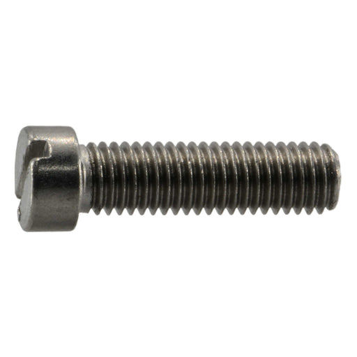 #6-48 x 1/2" 18-8 Stainless Steel Fine Thread Fillister Head Gun Screws