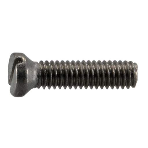 #6-40 x 1/2" 18-8 Stainless Steel Fine Thread Oval Head Gun Screws