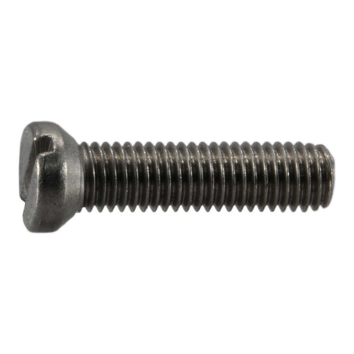 #6-48 x 1/2" 18-8 Stainless Steel Fine Thread Oval Head Gun Screws