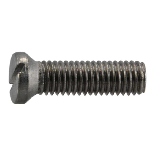 #8-40 x 1/2" 18-8 Stainless Steel Fine Thread Oval Head Gun Screws