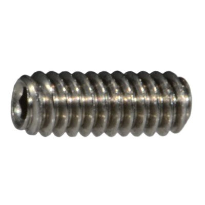 #0-80 x 5/32" 18-8 Stainless Steel Fine Thread Hex Socket Headless Set Screws