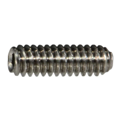 #0-80 x 3/16" 18-8 Stainless Steel Fine Thread Hex Socket Headless Set Screws