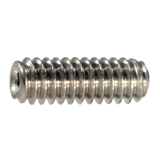 #2-56 x 1/4" 18-8 Stainless Steel Coarse Thread Hex Socket Headless Set Screws