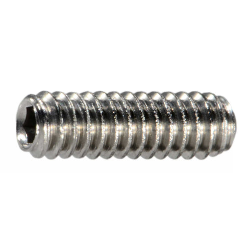 #3-48 x 5/16" 18-8 Stainless Steel Coarse Thread Hex Socket Headless Set Screws