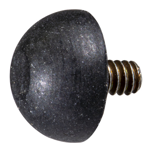 #6-32 x 1/2" Rubber Coarse Thread Male Spherical Bumper Mount