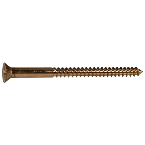 #12 x 3" Silicon Bronze Phillips Flat Head Wood Screws