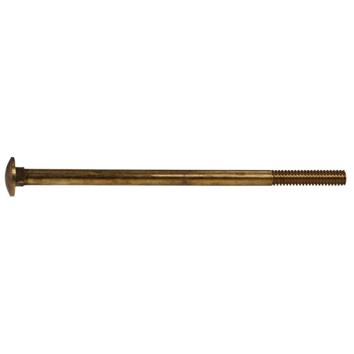 1/4"-20 x 5" Silicon Bronze Coarse Thread Carriage Bolts