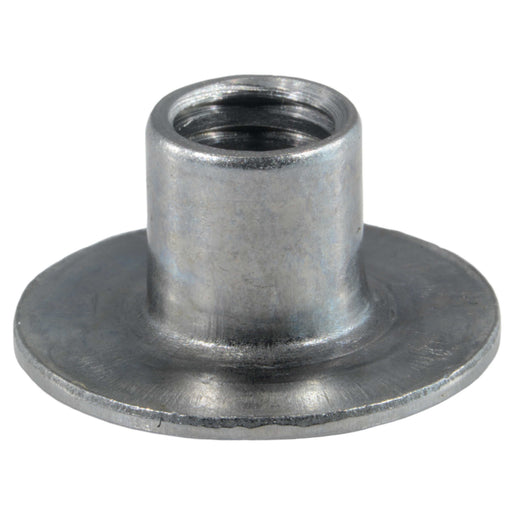 3/8"-16 x 7/16" Plain Steel Coarse Thread Round Weld Nuts