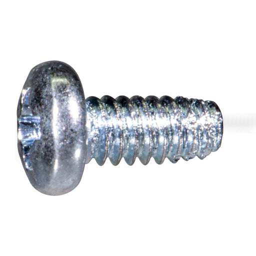 #2-56 x 3/16" Zinc Plated Steel Coarse Thread Phillips Pan Head Type F Sheet Metal Screws