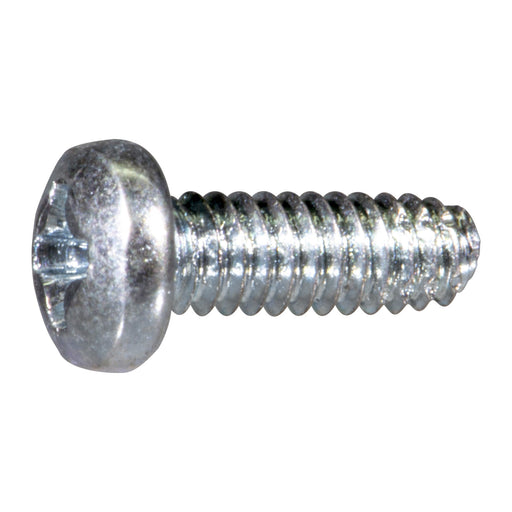 #2-56 x 1/4" Zinc Plated Steel Coarse Thread Phillips Pan Head Type F Sheet Metal Screws