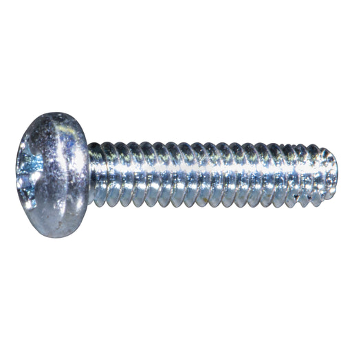 #2-56 x 3/8" Zinc Plated Steel Coarse Thread Phillips Pan Head Type F Sheet Metal Screws