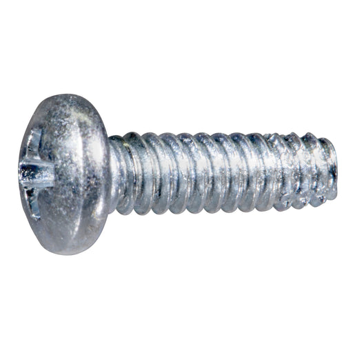 #4-40 x 3/8" Zinc Plated Steel Coarse Thread Phillips Pan Head Type F Sheet Metal Screws