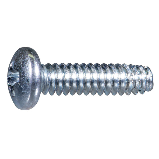 #4-40 x 7/16" Zinc Plated Steel Coarse Thread Phillips Pan Head Type F Sheet Metal Screws