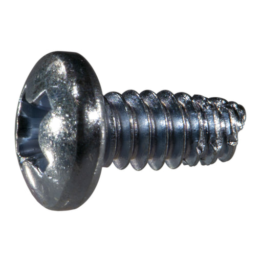 #6-32 x 5/16" Zinc Plated Steel Coarse Thread Phillips Pan Head Type F Sheet Metal Screws