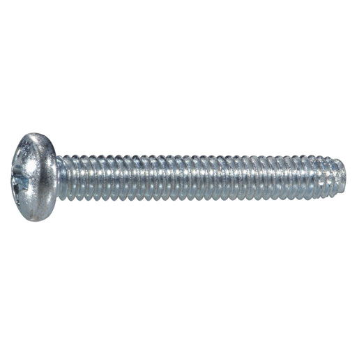 #12-24 x 1-1/2" Zinc Plated Steel Coarse Thread Phillips Pan Head Type F Sheet Metal Screws