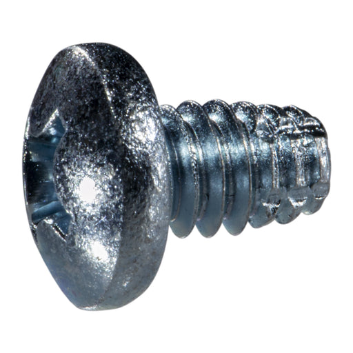 1/4"-20 x 3/8" Zinc Plated Steel Coarse Thread Phillips Pan Head Type F Sheet Metal Screws