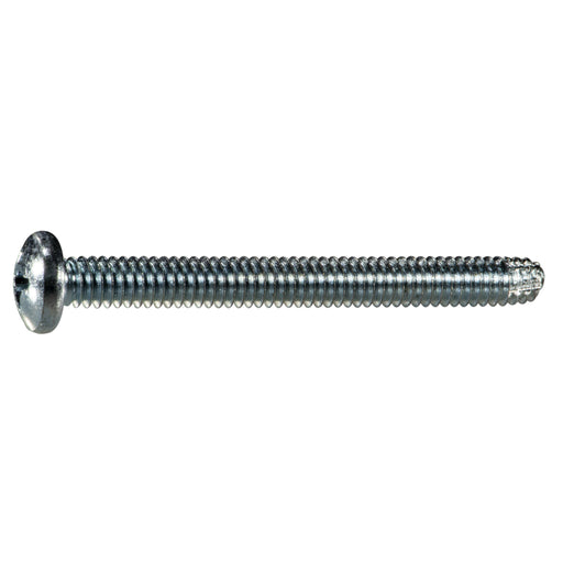 1/4"-20 x 2-1/2" Zinc Plated Steel Coarse Thread Phillips Pan Head Type F Sheet Metal Screws