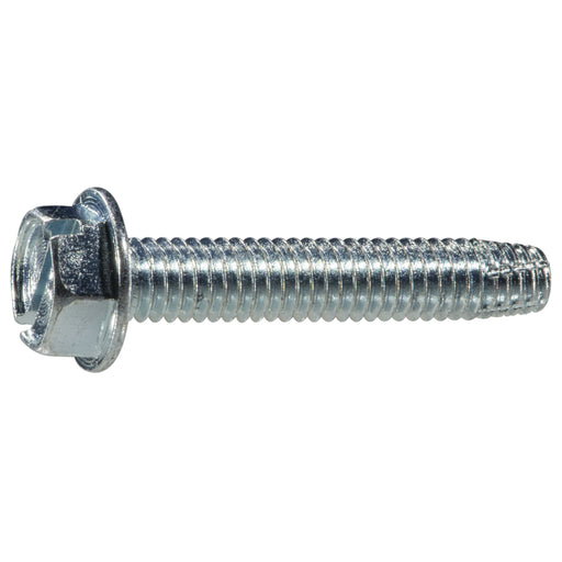 5/16"-18 x 1-3/4" Zinc Plated Steel Coarse Thread Hex Washer Head Type F Sheet Metal Screws