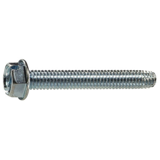 5/16"-18 x 2-1/4" Zinc Plated Steel Coarse Thread Hex Washer Head Type F Sheet Metal Screws