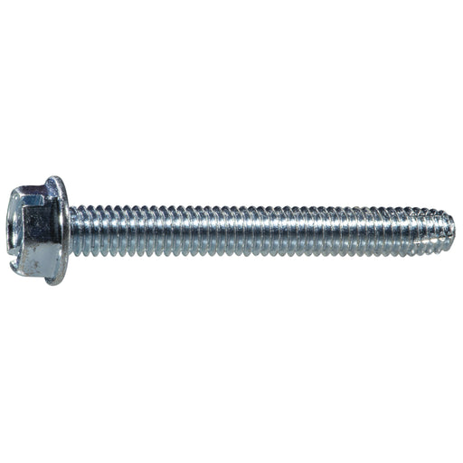 5/16"-18 x 2-1/2" Zinc Plated Steel Coarse Thread Hex Washer Head Type F Sheet Metal Screws