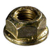 1/4"-28 Yellow Zinc Plated Grade 8 Steel Fine Thread Hex Nuts