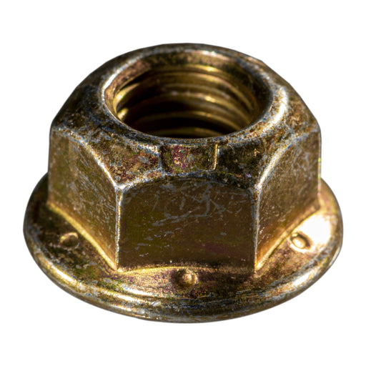 5/16"-24 Yellow Zinc Plated Grade 8 Steel Fine Thread Hex Nuts