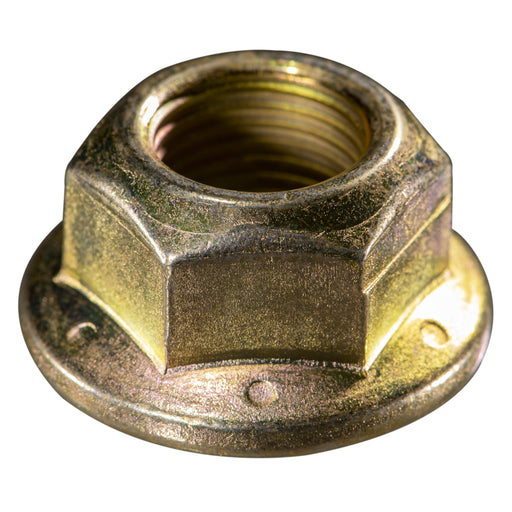 5/8"-18 Yellow Zinc Plated Grade 8 Steel Fine Thread Hex Nuts