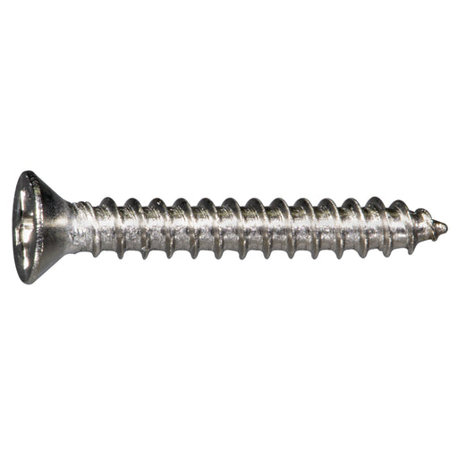 #6 x 1" 316 Stainless Steel Phillips Flat Head Sheet Metal Screws