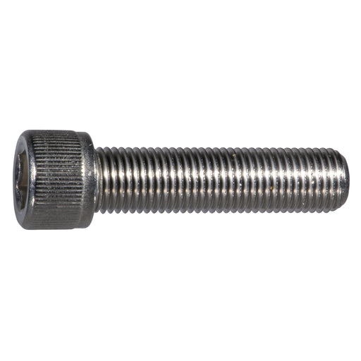 3/8" x 1-1/2" Stainless Steel Fine Thread Knurled Head Hex Socket Cap Screw