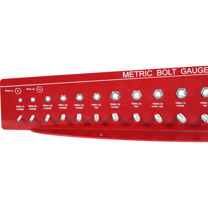 SAE and Metric Bolt Gauges Check a Thread Nut Fastener Size Tool